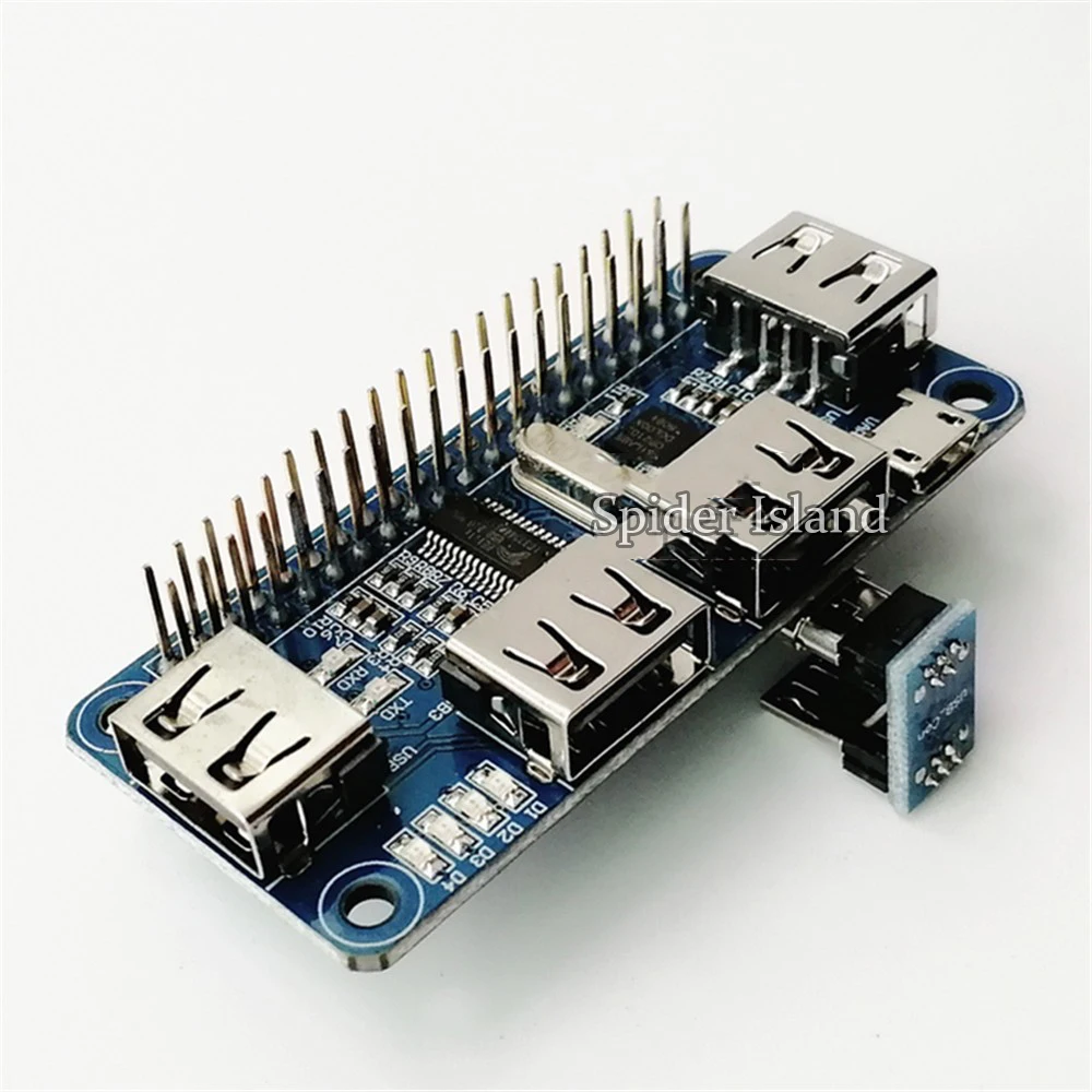 Zero usb-хаб USB Расширительная плата концентратор с поддержкой Raspberry Pi макетная W 3B + |