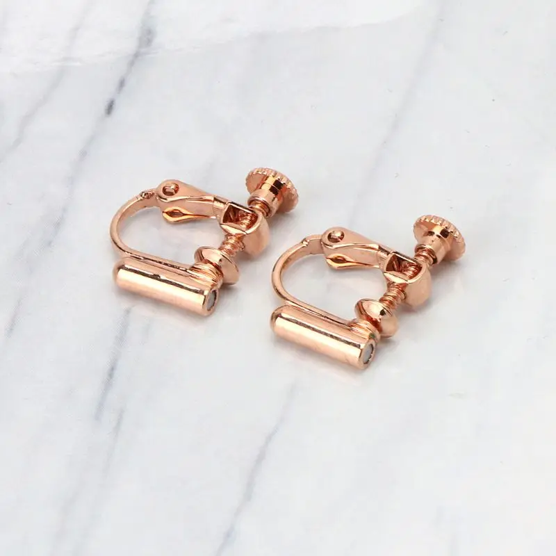 

1 Pair Clip on Earring Converters No-pierced Ears Turn Any Studs Into A Clip-On