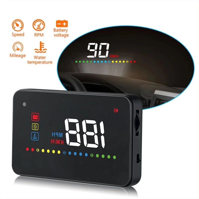 

Car Hud Display Car Monitor Portable Obd High-definition Speed Projector Car Universal HUD Head-up Display
