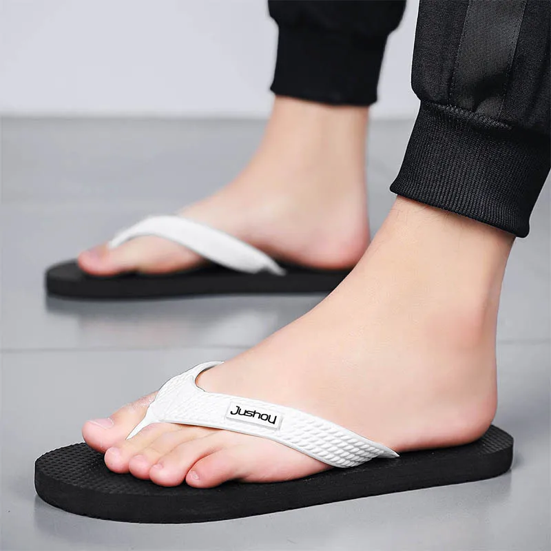 

2021 New Summer Men's Slippers Lightweight Beach Sandals Non-slip Zapatos Hombre Casual Shoes Slippers Seaside Slides