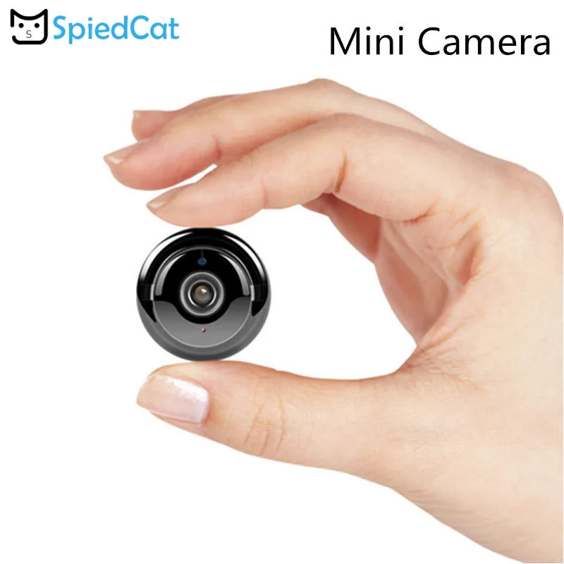 180 градусов широкоугольный объектив ИК Ночное Видение WIFI IP Беспроводная мини