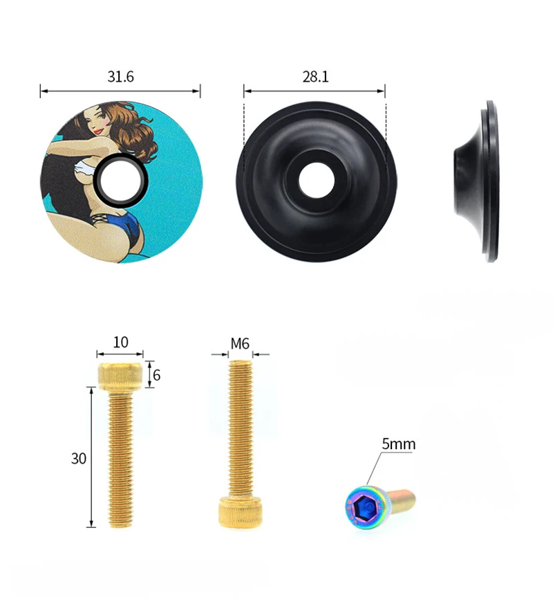 Новая модная алюминиевая верхняя Крышка Штыря штыря для горного и дорожного