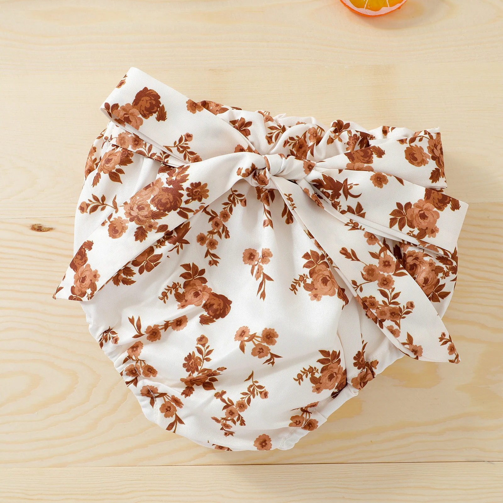 

Newest Arrival 2Pcs Baby Summer Outfit Toddlers Solid Color O-Neck Ribbed Tank Tops+Floral Elastic Waist Shorts for 0-24 Months