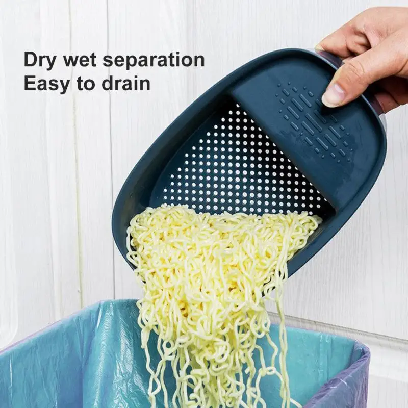 

Wall Mounted Kitchen Sink Waste Drain Basket Food Organizer Wet Garbage Drain Basket Residue Filter Sink Rack Kitchen Accessory