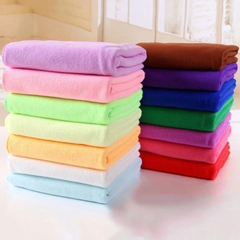 

35*75cm Nano microfiber absorbent towel Colorful Soft Rectangular Face Towel Microfiber Car Cleaning Hand Towels Bathroom Towels