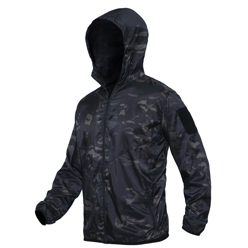 PureLeisure Men Fishing Jackets Military Tactical Anti-UV Windbreaker Hiking Trekking Fishing Sportwears Men Fishing Shirts