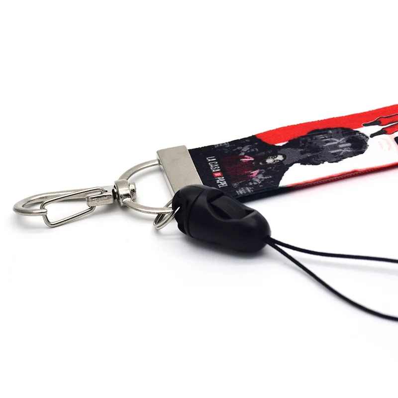 

TV Show Money Heist The House of Paper Keys ID Lanyard Keychain La Casa De Papel Mobile Phone Rope Lanyards Neck Straps Jewelry