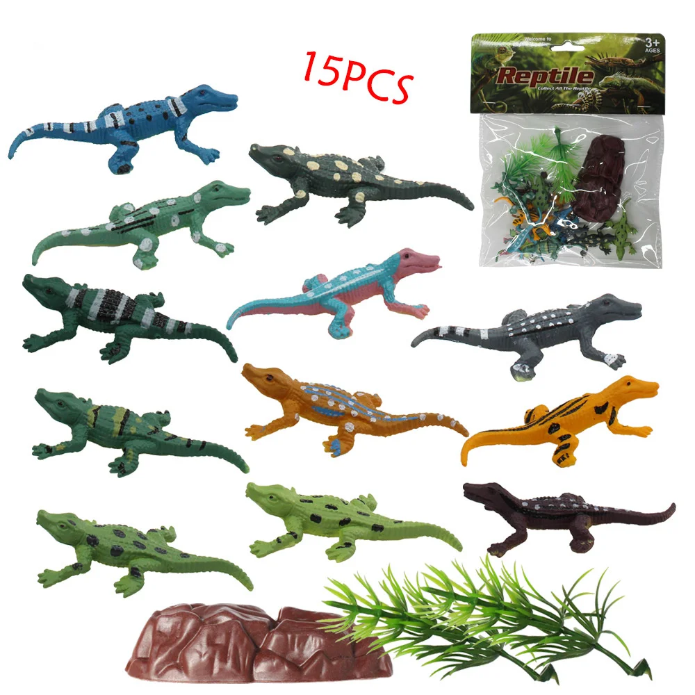 12 шт./компл. модель насекомого фигурки игрушки пластик имитация паука тараканов