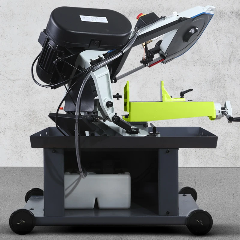 HX-712R Ленточная пила Станок для резки стали Бытовая угловая резка скошенной