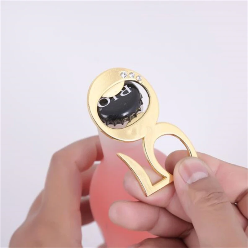 50 цифровой штопор Свадебный Штопор Подарок Сплав пива золотой свадебный Золотой