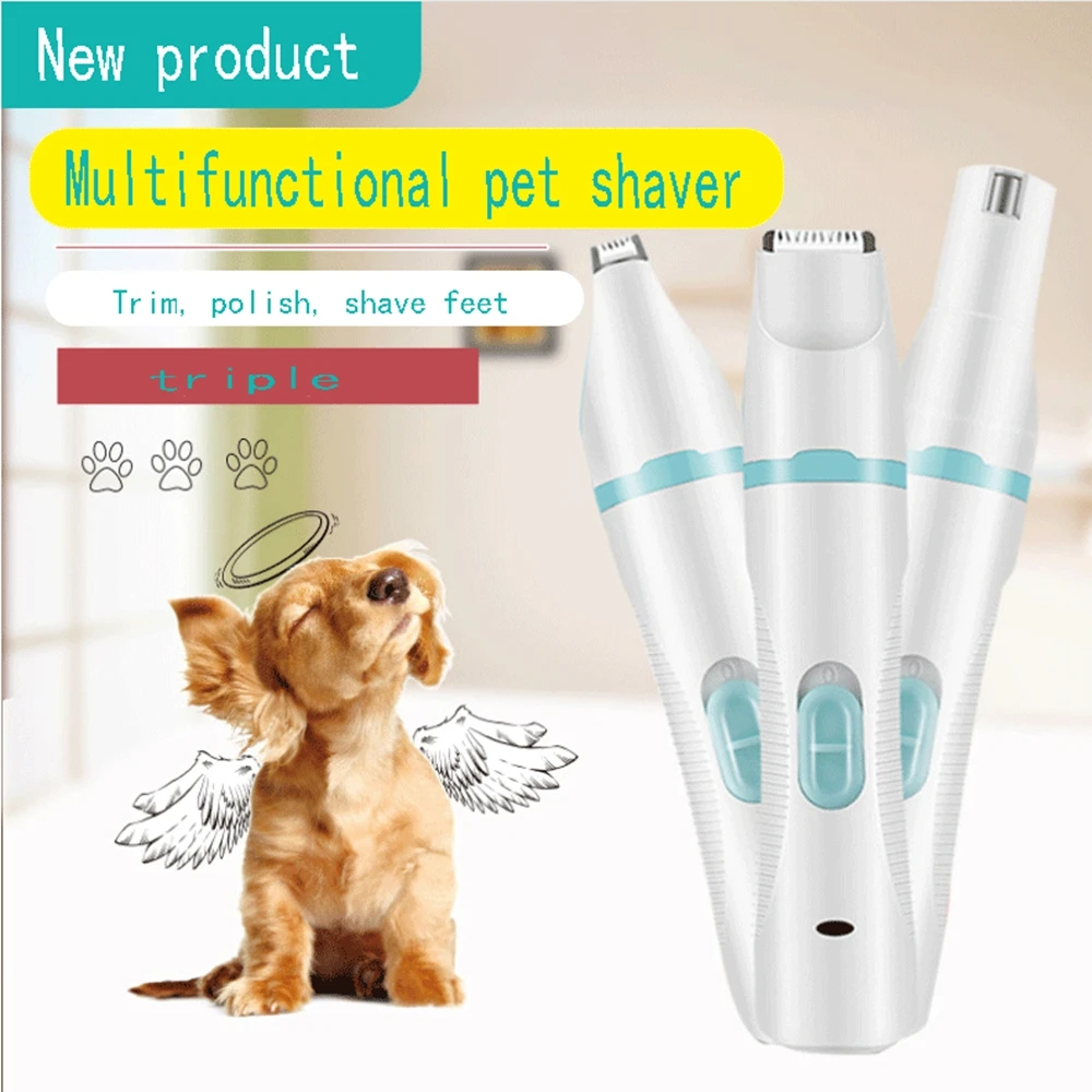 Стрижка для домашних животных три в одном лак ногтей Бритье волос ног