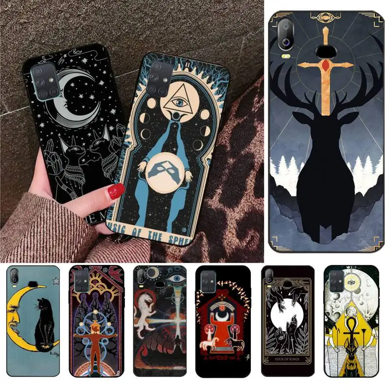 Чехол для телефона CUTEWANAN Witches moon Tarot Mystery totem Samsung A10 A20 A30 A40 A50 A70 A71 A51 A6 A8 2018|Бамперы| |