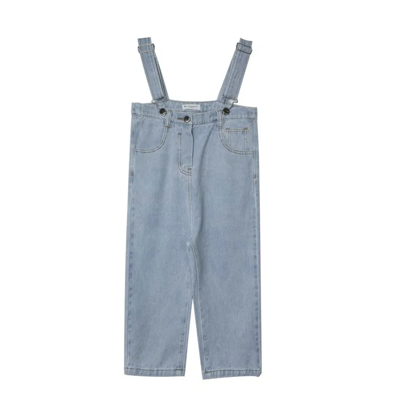 

Fashion Children Jeans Overalls Spring Autumn Girls Casual Suspender Jeans Pant Baby Kids Children Overall Denim Trousers 2-7T