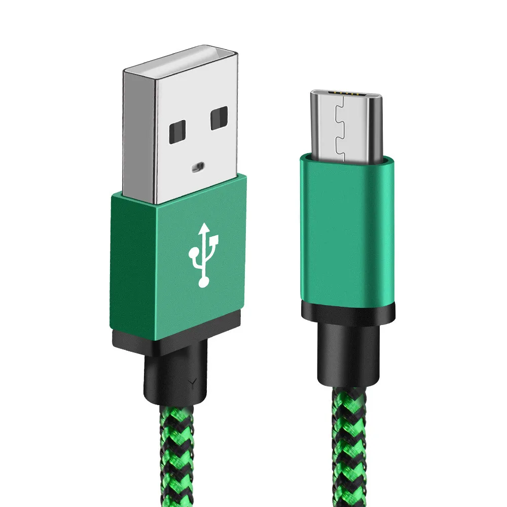 Микро USB кабель для быстрой зарядки и оплетенный провод для Samsung S7 S6 huawei Xiaomi Redmi Note 5 Pro 4 Android Microusb телефонных кабелей