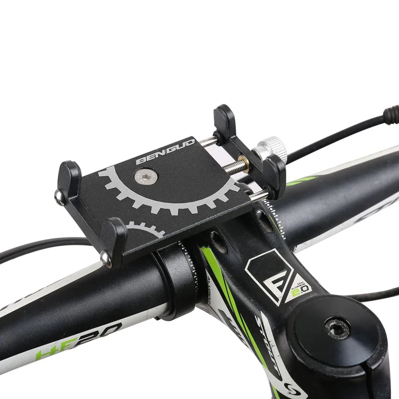 

Aluminum Bicycle Phone Holder Motorcycle handlebar MTB Mountain Road Bike Motorcycle For 3.5-6.5 Inch Mobile Support GPS Cycling