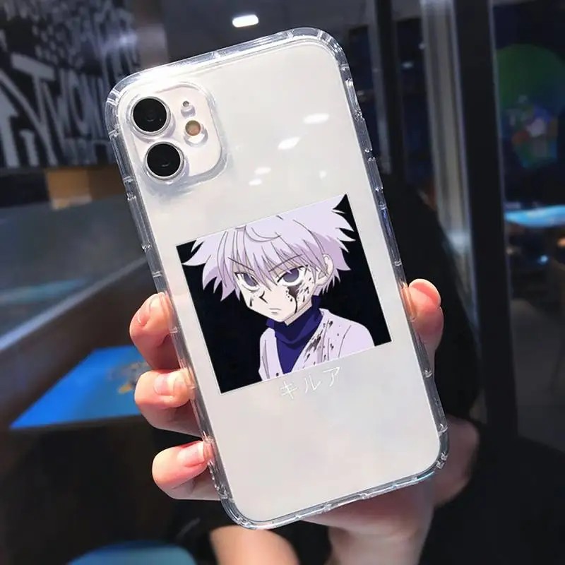 

hunter x hunter Phone Cases Transparent for Clear iPhone 11 12 mini pro XS MAX 8 7 6 6S Plus X 5S SE 2020 XR