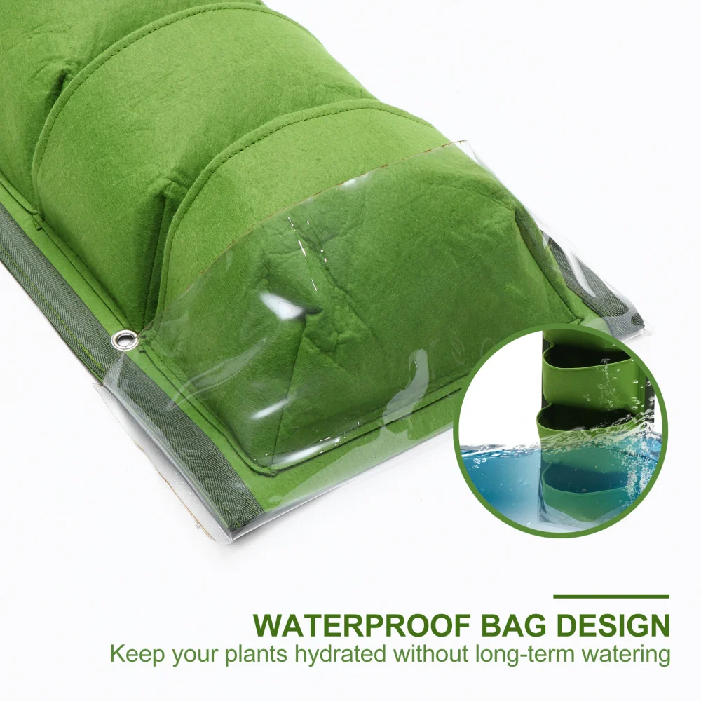 

Vertical Planting Bag Greening Plant Wall Stereo Multi-Port Planting Sack