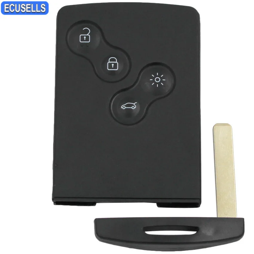 4 кнопки дистанционного ключа оболочки чехол умный Автомобильный ключ Hosuing