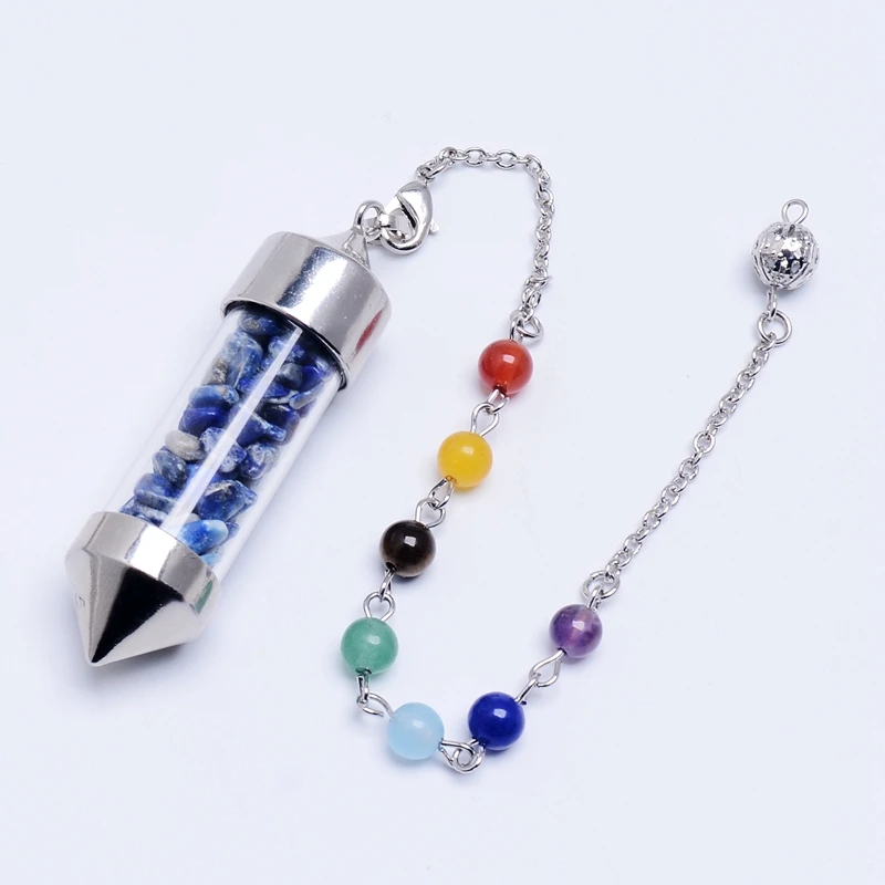 Qilmily натуральный кристалл заполненное стекло Пирамида энергия кулон для женщин