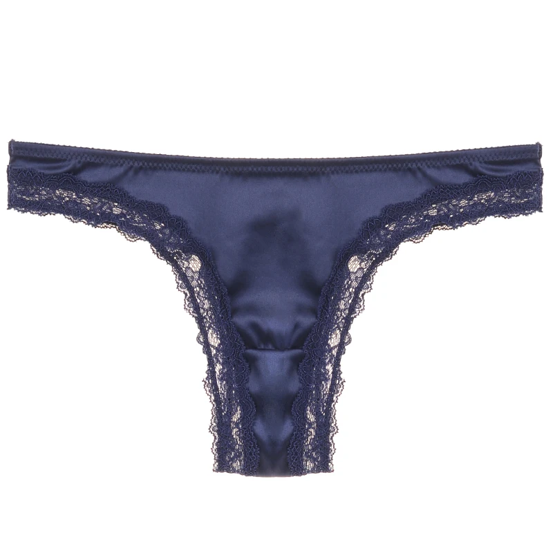 Кружевные бесшовные трусики Moxeay с оборками стринги низкой талией женские