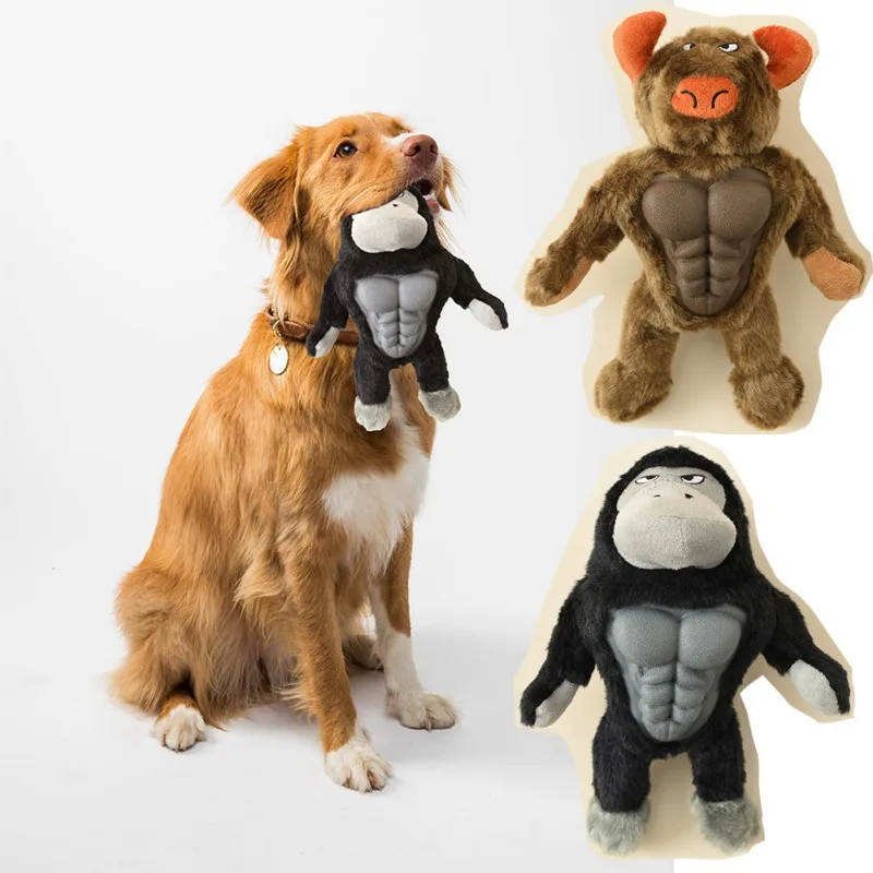 

Игрушки для собак в форме животных, устойчивые к укусам собаки, кошка, жевательные пищалки, моляр, Игрушки для маленьких и средних собак, тов...