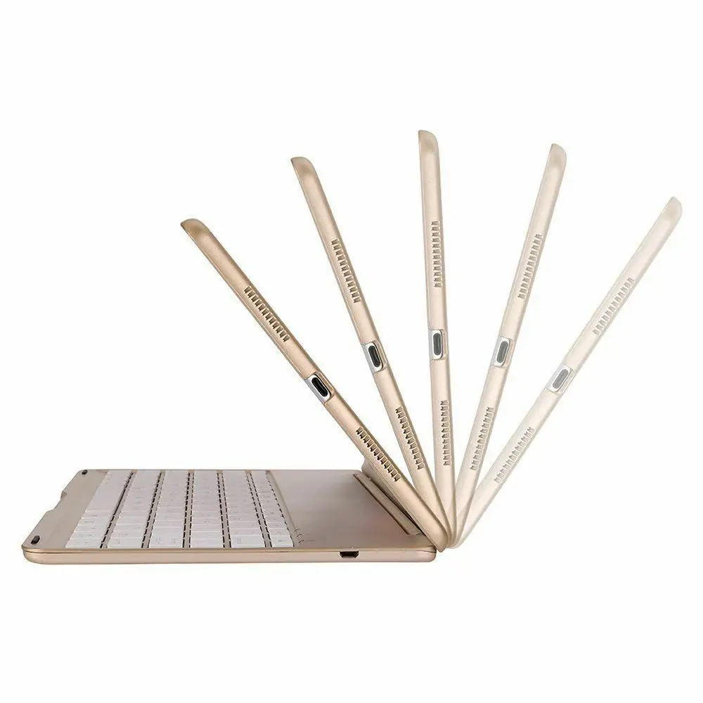 Беспроводной Bluetooth клавиатура чехол для iPad Pro 9 7 &quot7 цветов светодиодный с