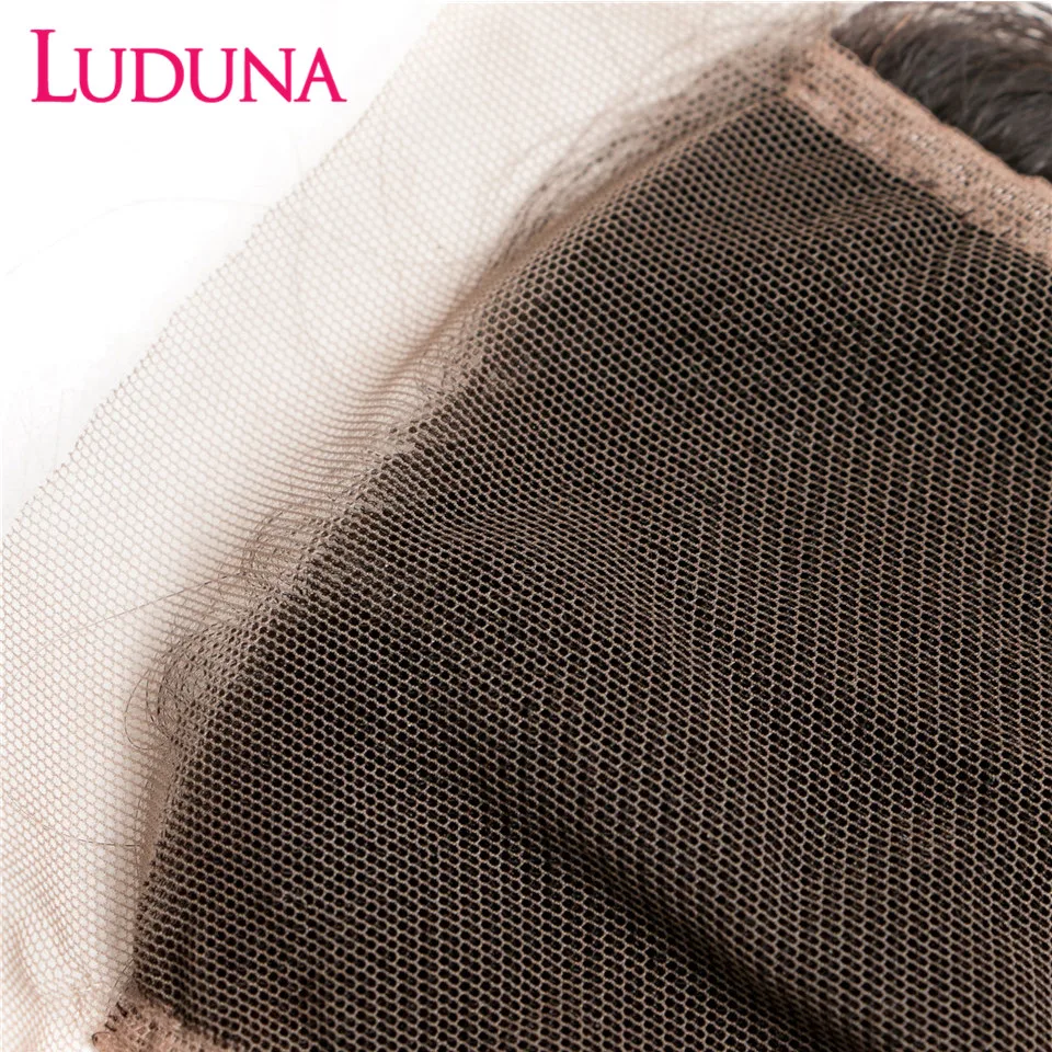 Luduna Кружевные бразильские свободные волнистые волосы с детскими волосами 100%