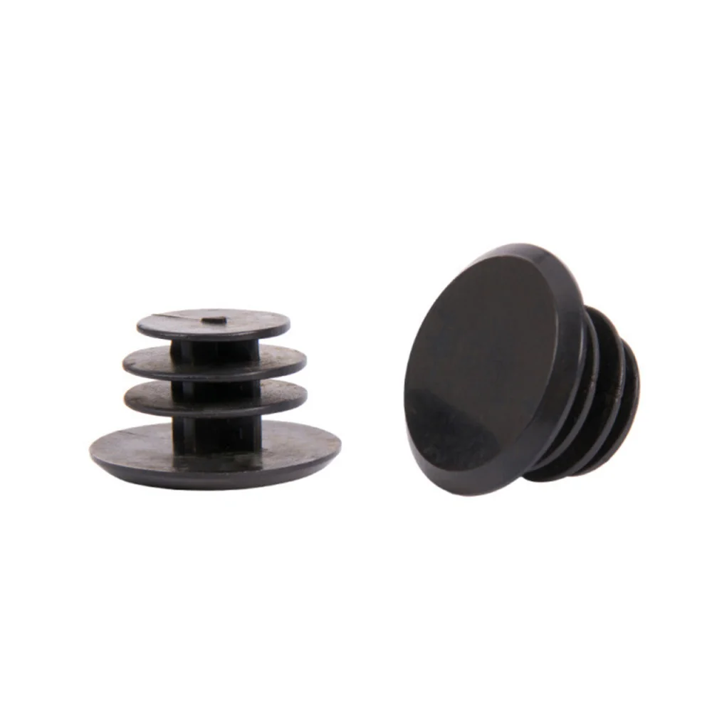 

10pcs Mountain Bike MTB Road Handlebar End Plugs Handlebar Caps PVC Handle Grip Bar End Stoppers(Black)