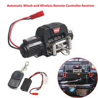 new automatic winch and wireless remote controller receiver for 110 rc crawler car axial scx10 trx4 d90 tf2 tamiya cc01