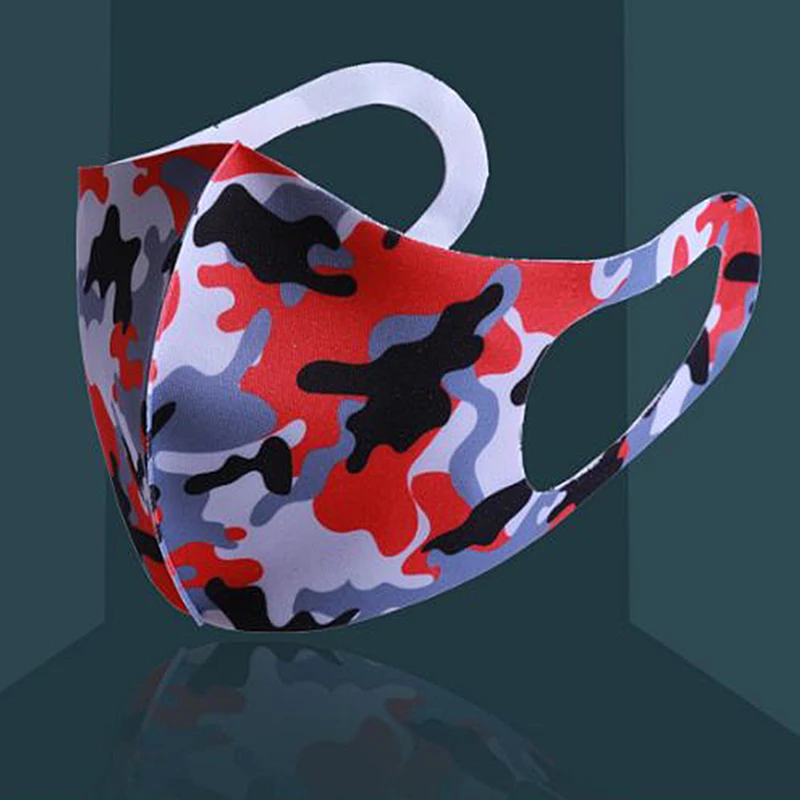 

1Pc Unisex Masks Adult Printed Funny Mascarillas Outdoor Animal Cosplay Masque Reusable Breathable Face Mask Hip Hop Rock