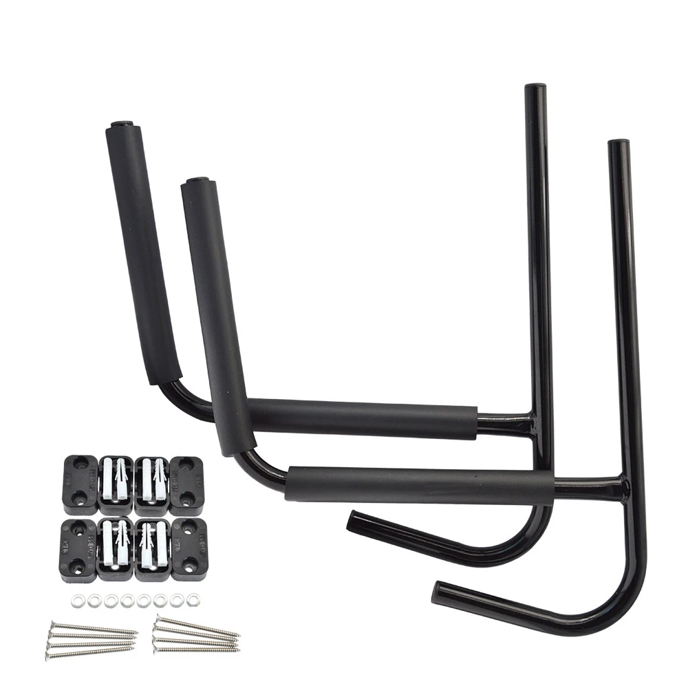 

Kayak Rack Set Wall Mounted Garage Heavy Duty Max Load 100lbs Hanging Storage Bracket Kit for Canoe Board Surfboard