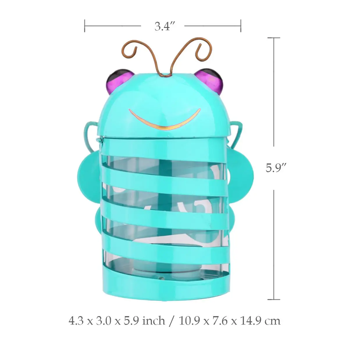 Новый пчела хрустальный стеклянный подсвечник ураган лампа практический