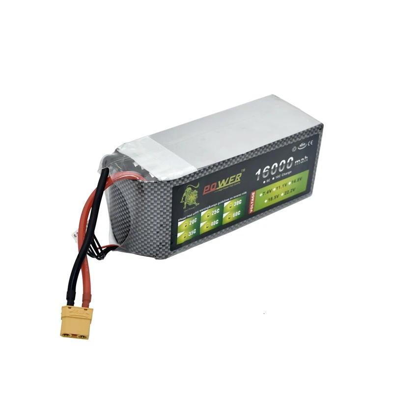 Предотвращение столкновений 2s 3s 4s 6s 16000mah MAX 60C 7 4 v 11 1 14 8 22 2 аккумуляторная батарея