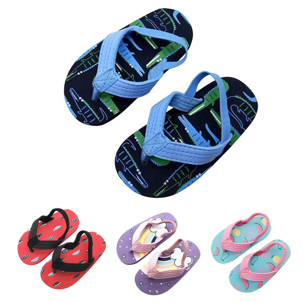 

Children Slippers Boys Flip-flops Summer Casual Sandals Fashion Waterproof Child Beach Shoes Baby Girls Home Shoes Kids Slippers