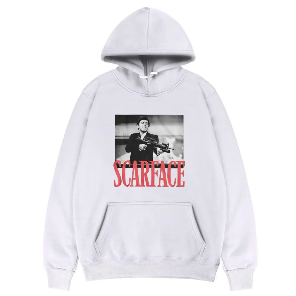 Толстовка Scarface с принтом Тони Монтана большие пистолеты для маленького друга