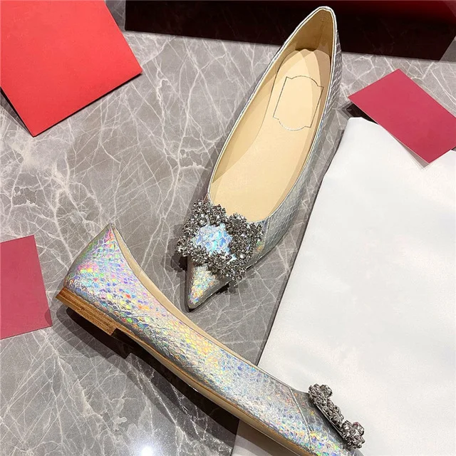 

Bride and bridesmaid pointed shoes rhinestone wedding shoes stiletto heels spring autumn classic wedding shoes women