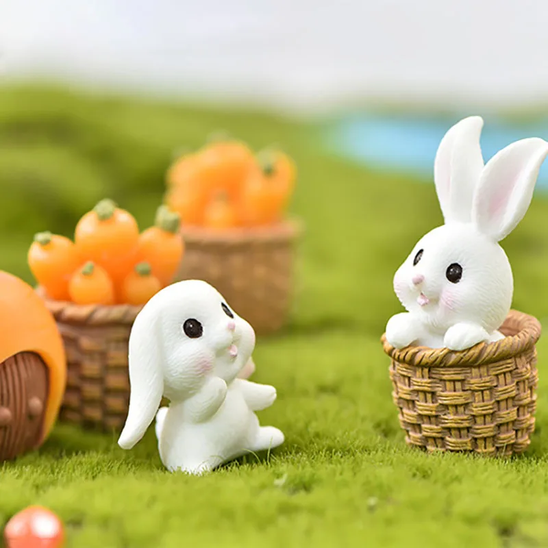 Микро пейзаж растительный орнамент садовый декор миниатюрная Статуэтка Смола