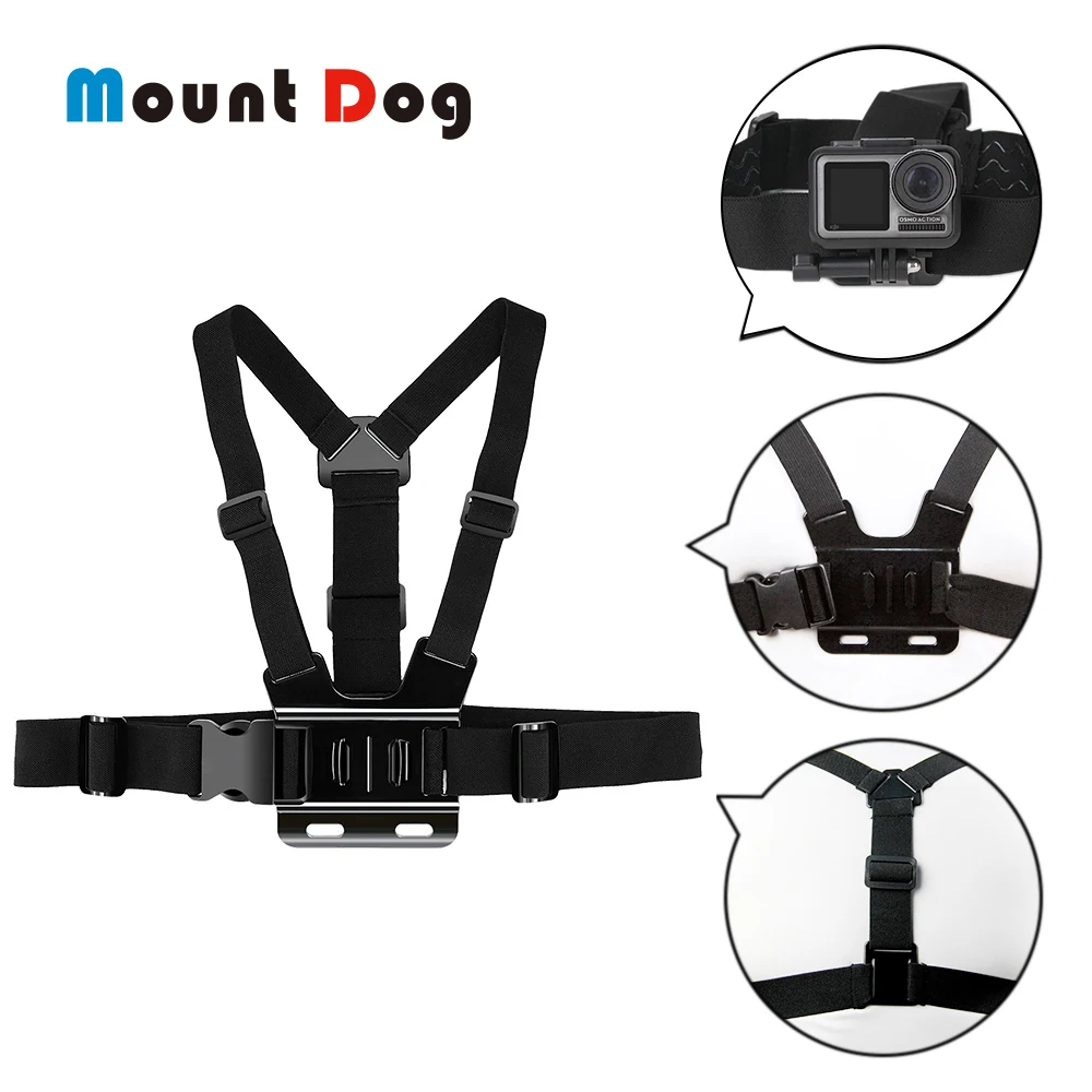 Go pro Аксессуары Ремни нагрудный ремень крепление на корпус для GoPro Hero 7 6 5 4 3 Xiaomi YI