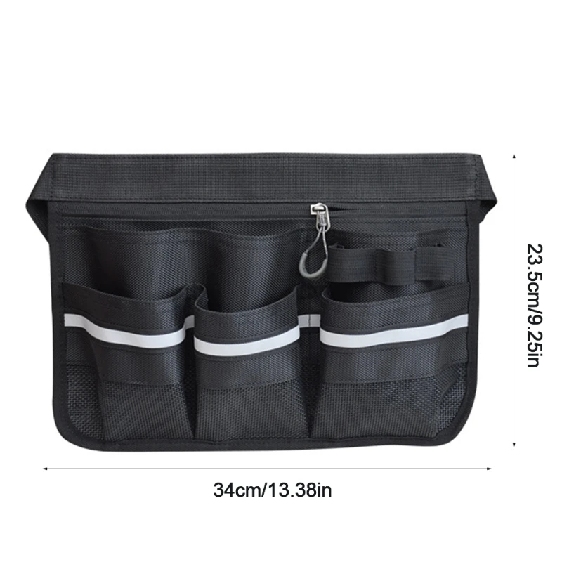 

KTV Dining Cleaning Tool Storage Bag Hotel Restaurant Cleaner Waiter Waist Belt Tool Bag with Pockets