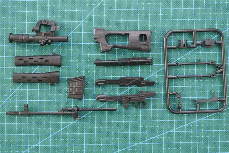 Снайперская винтовка SVD в масштабе 1:6 модель пистолета пластиковая военная с