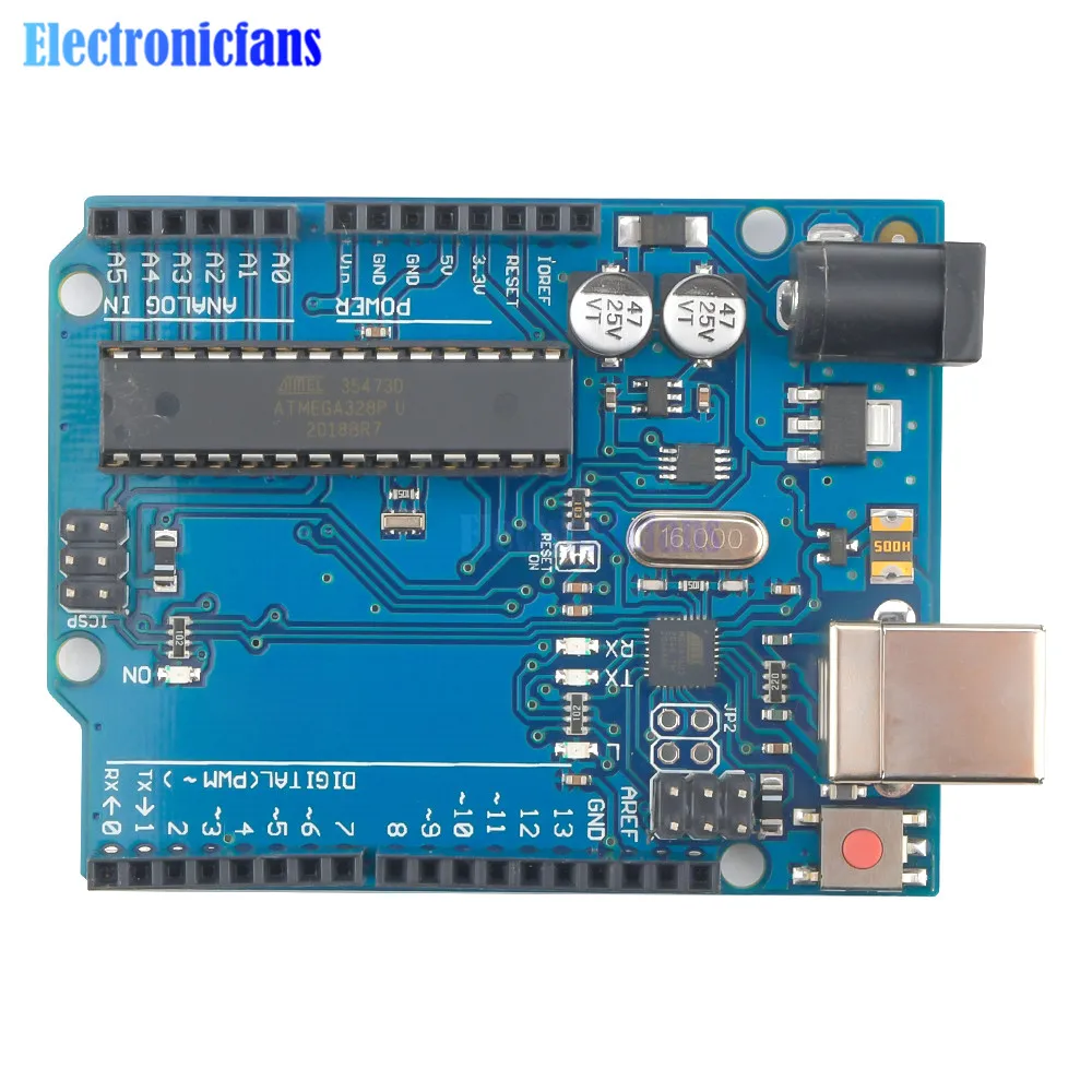 Плата разработки ATmega328P плата CH340G CH340 ATMEGA16U2 микроконтроллер зуммера 3 В 5 в