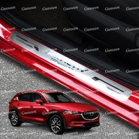 for cx5 door sill scuff plate pedal trim auto accessories threshold protector cover car styling sticker 2014 2013 2016 2011 2015