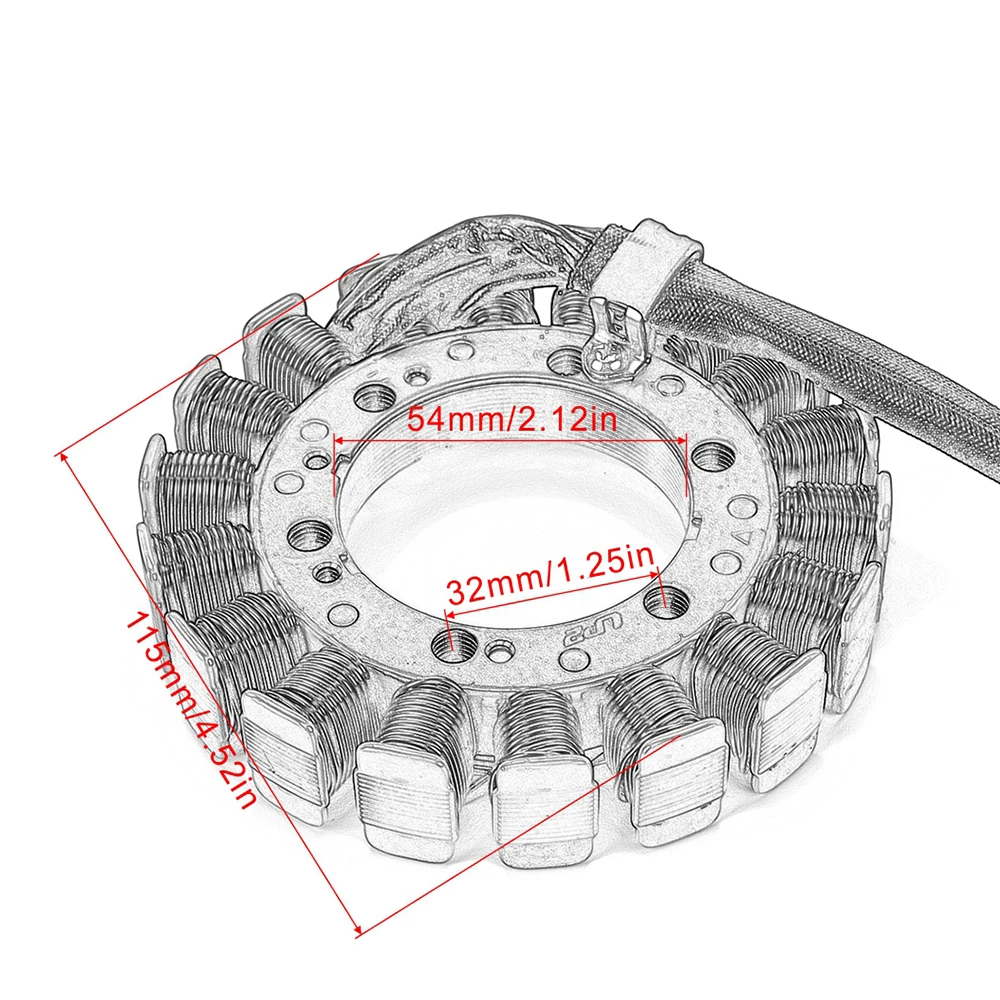 

Stator Coil for Yamaha XV535 XV400 XV500 Virago 535 XVS400 XVS400C XVS650 V STAR DRAG STAR CUSTOM 2GV-81410-20 XV 400 / XVS 650