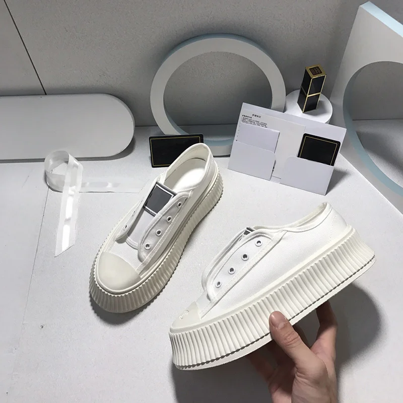 

2022 Luxury Shoe Women Brand Designer Casual Vulcanized Women's Woman Sneakers Platform Flats Walking Shoes Ladies Zapatos Mujer