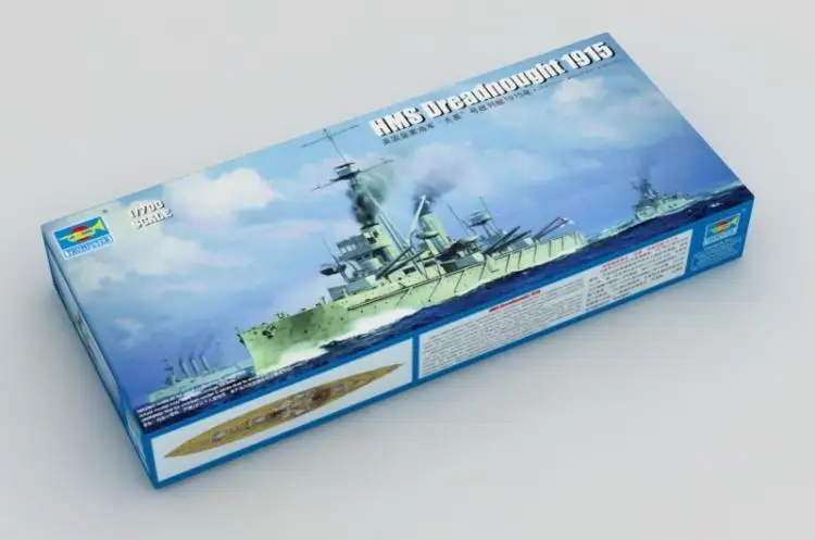 Модель Trumpeter Kit 1915 HMS Dreadnought Ship масштаб 1:700 06705 новый| |