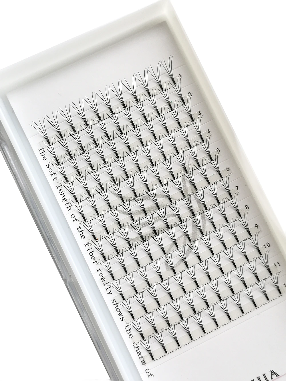 4d ресницы камелии 3/12 линий готовые объемные без отверстий накладные толщиной 0 1