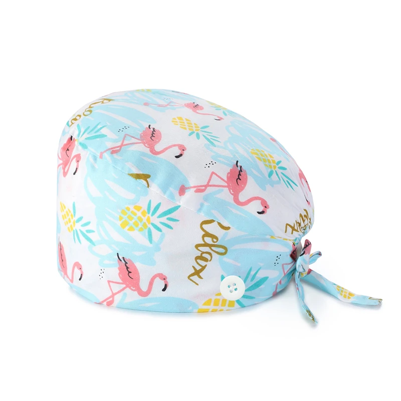 Скрабы Для женщин шляпа с полукруглой головкой кепки медсестры медицинские