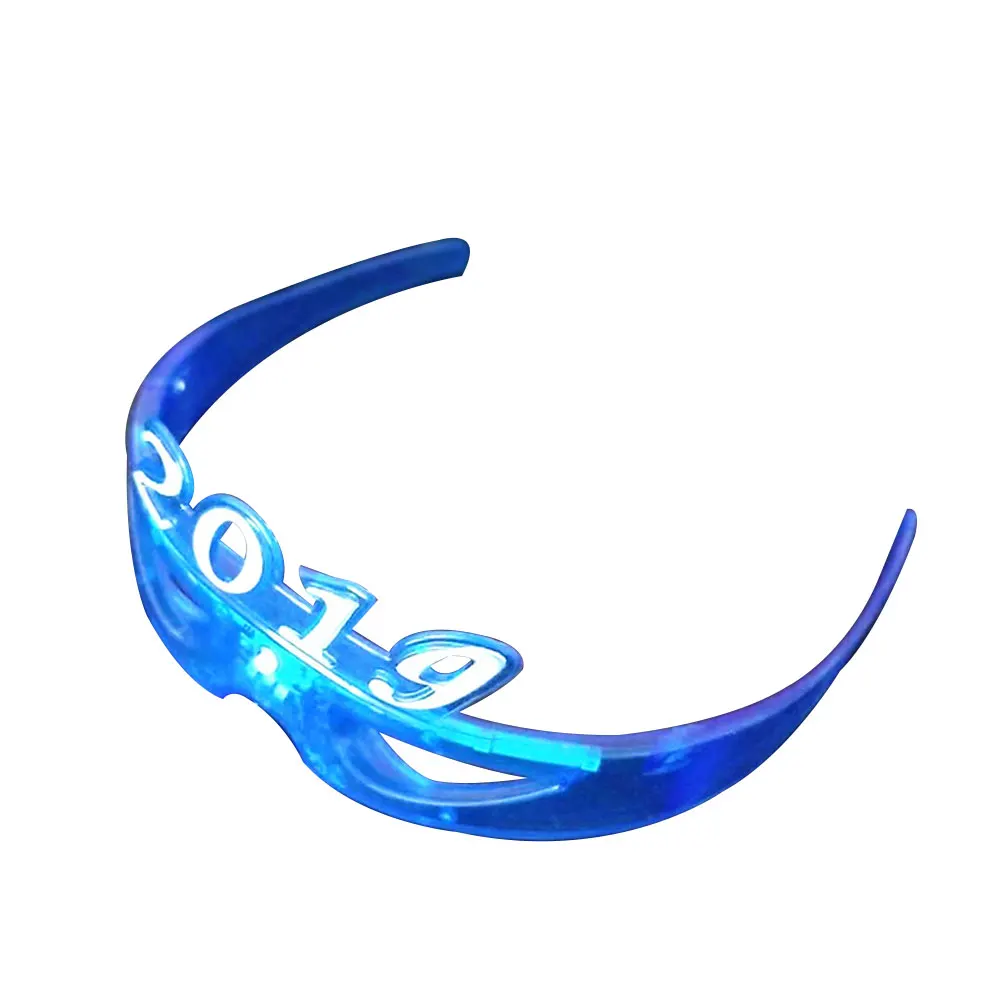 

1PC Flashing Led Glasses Luminous Light Up Gift Glowing Headband New Years Eve Party Supplies 2019 Christmas Navidad Prop