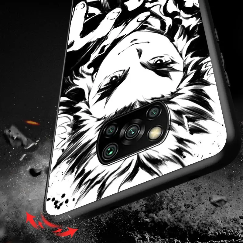 demon slayer anime for xiaomi poco x3 nfc f3 gt m3 m2 x2 f2 pro c3 f1 civi mi play mix 3 a2 a1 6x 5x black phone case free global shipping