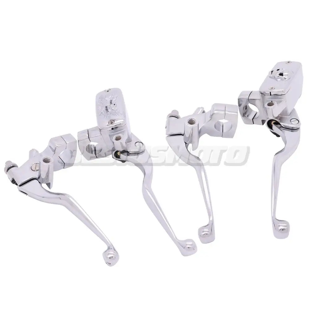 

1" 25mm Universal Motorcycle Brake Clutch Master Cylinder Reservoir Levers For Honda Shadow Steed 600 VT400 VT600 VT750